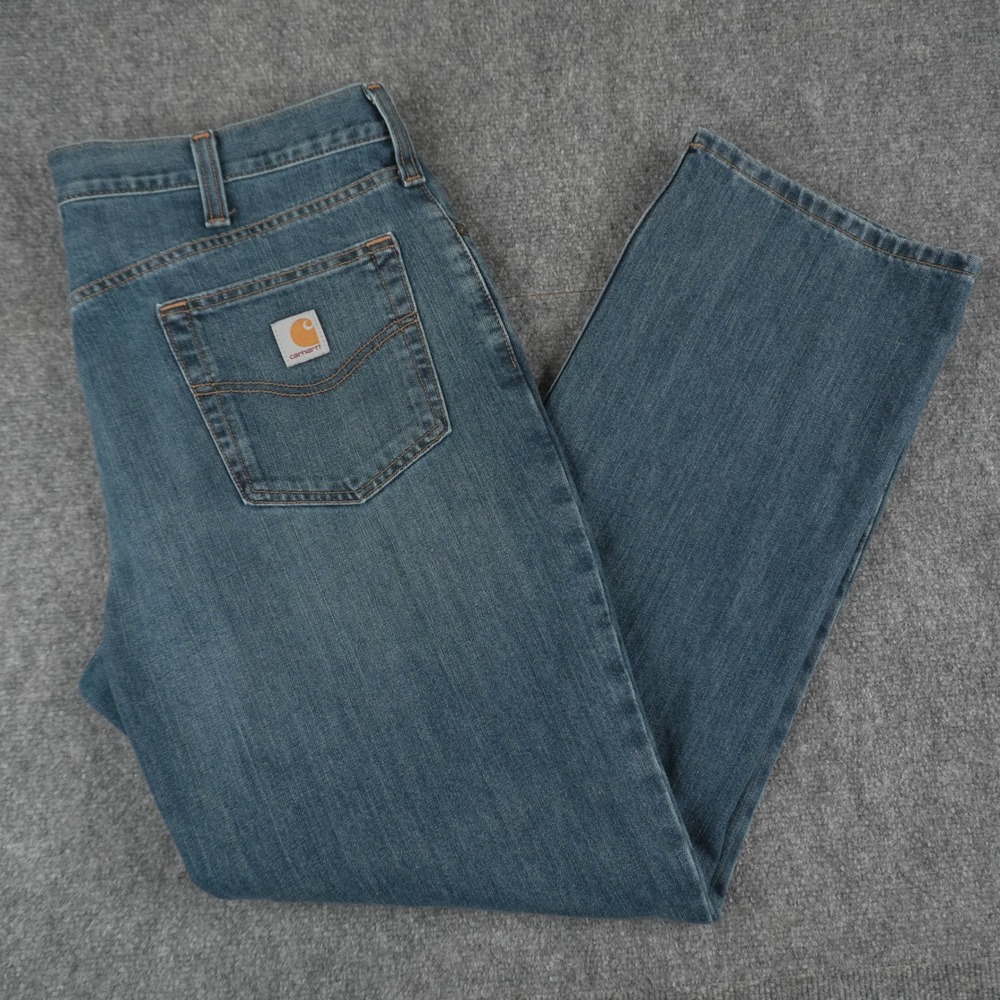 Carhartt Jeans Mens 38x32‎ Blue Relaxed Fit Straight Leg Denim 101483-980